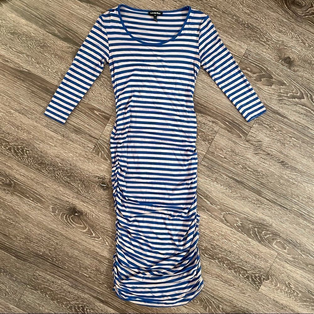 Isabella Oliver long sleeve maxi maternity dress